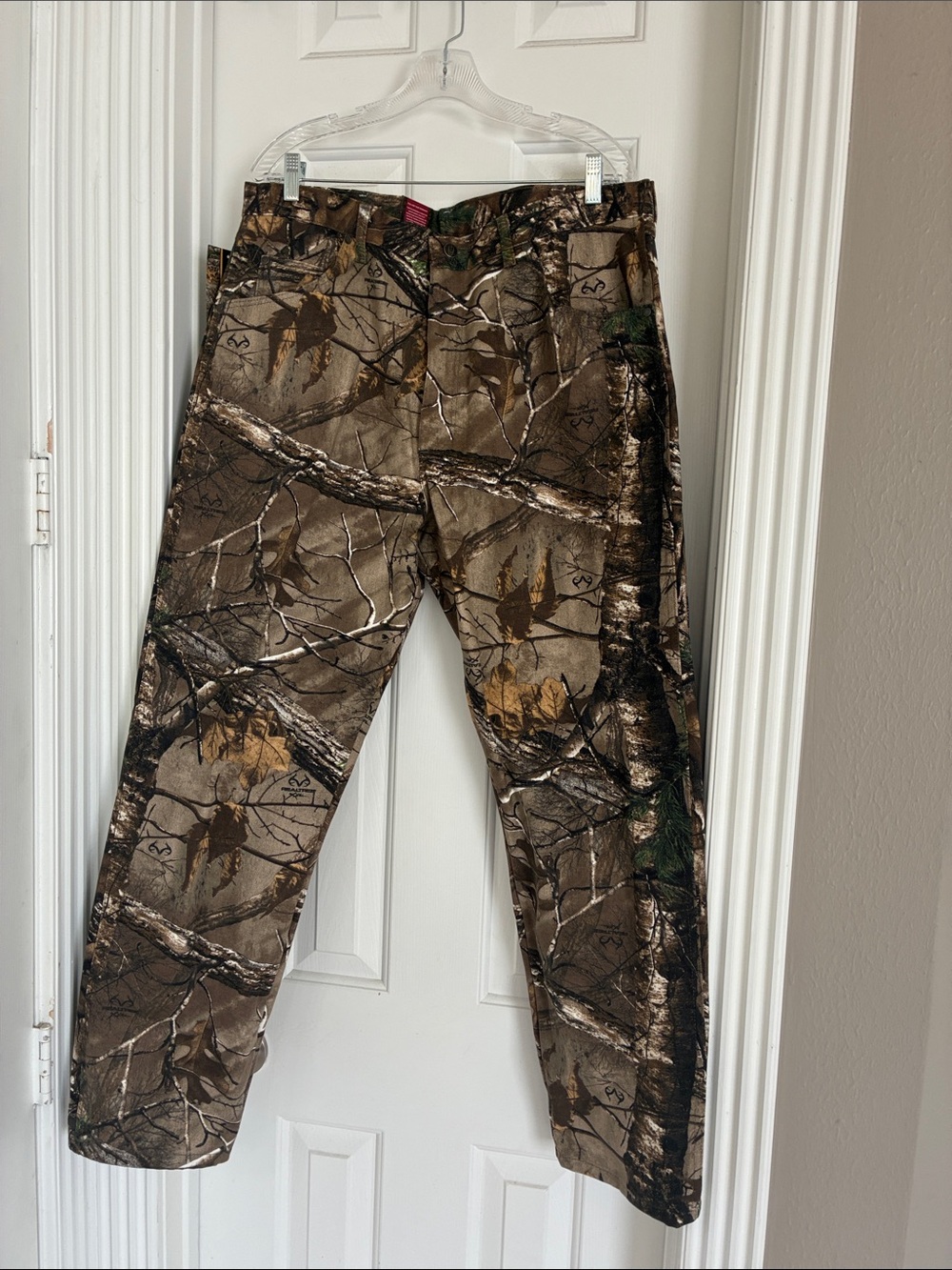 Realtree Wrangler Brown and Green Woodland Camo Pants